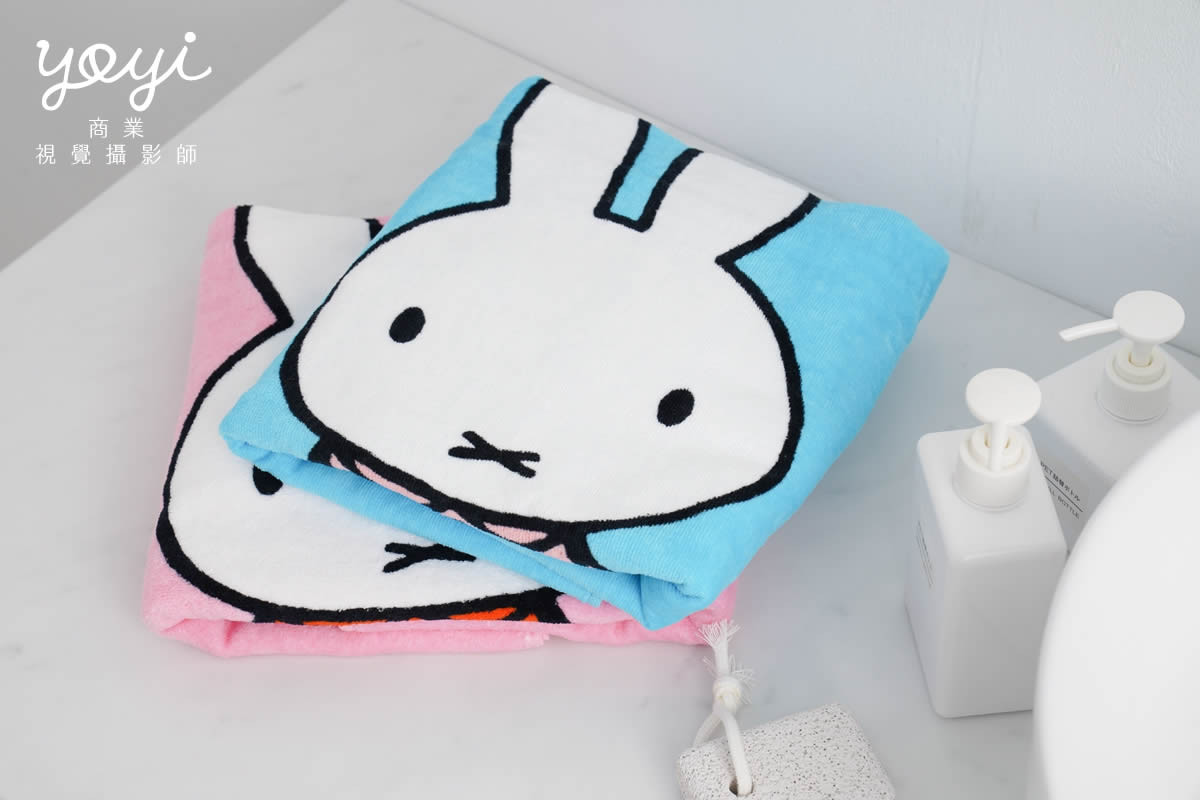 毛巾商品攝影｜質感灰粉配色浴巾與衛浴空間生活美學攝影 81