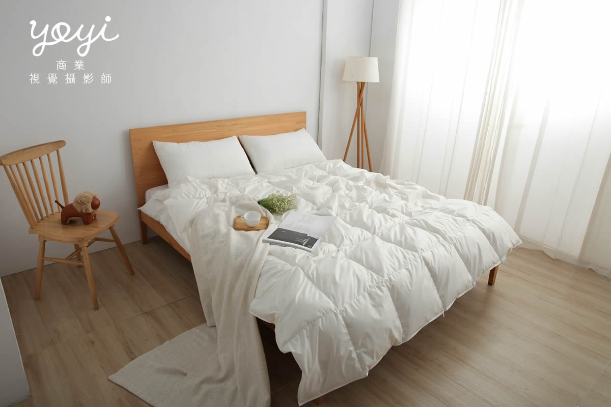 寢具商品攝影｜純白極簡質感枕頭與床組細節美感攝影 27