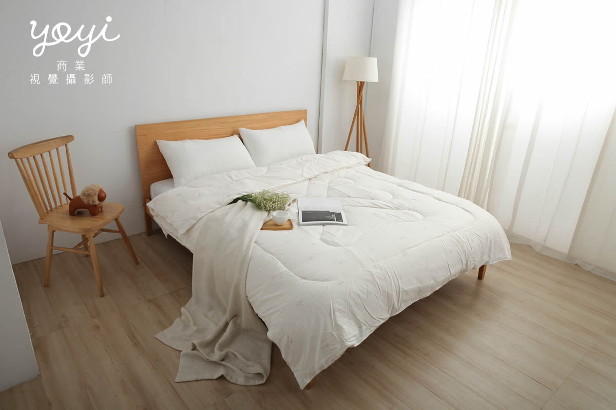 寢具商品攝影｜純白極簡質感枕頭與床組細節美感攝影 33