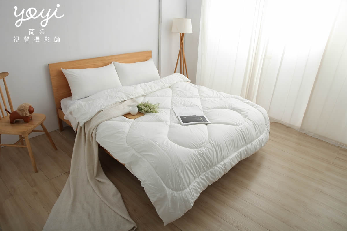 寢具商品攝影｜純白極簡質感枕頭與床組細節美感攝影 53