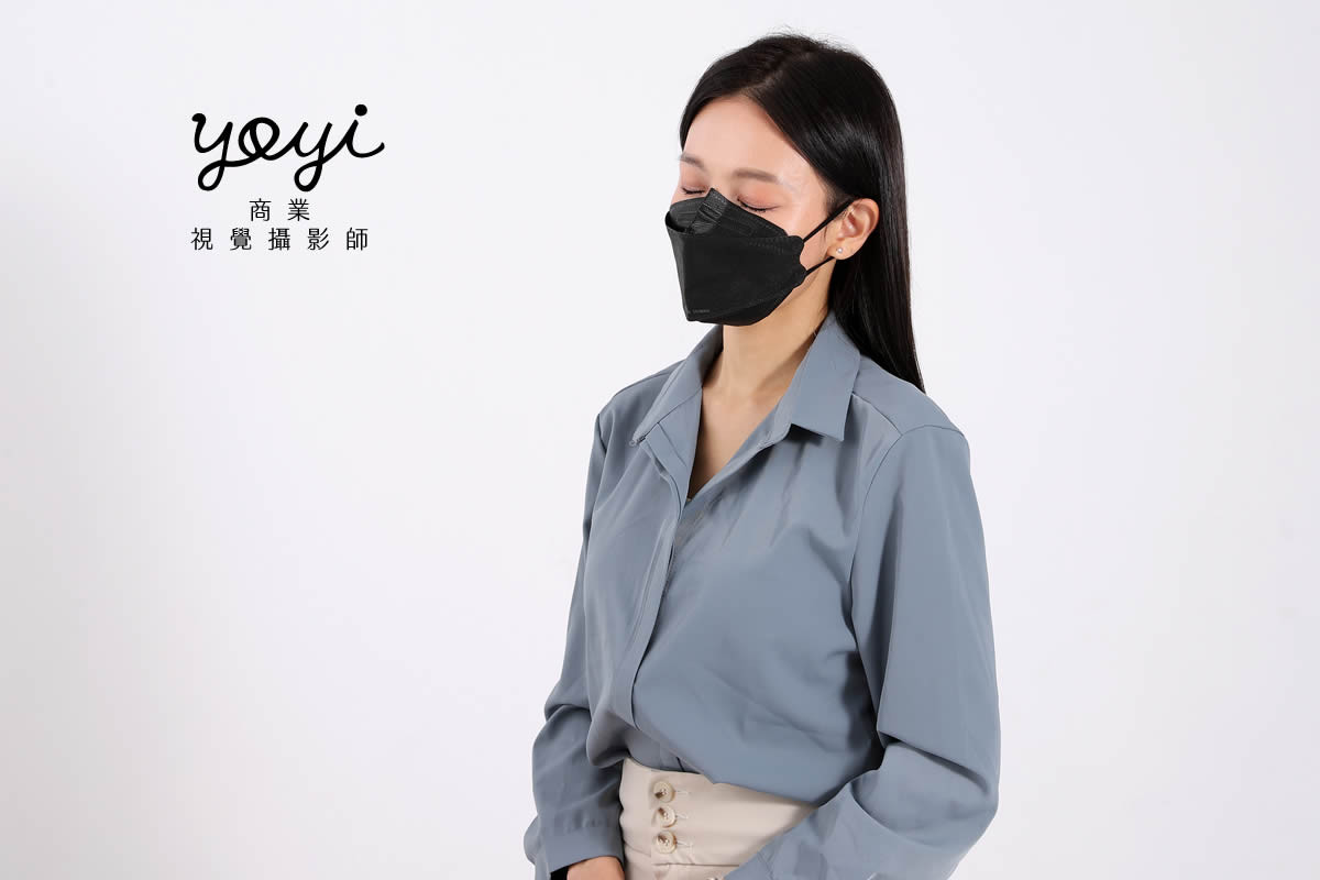 防疫用品攝影｜粉嫩色系機能口罩模特兒配戴與生活感攝影 41