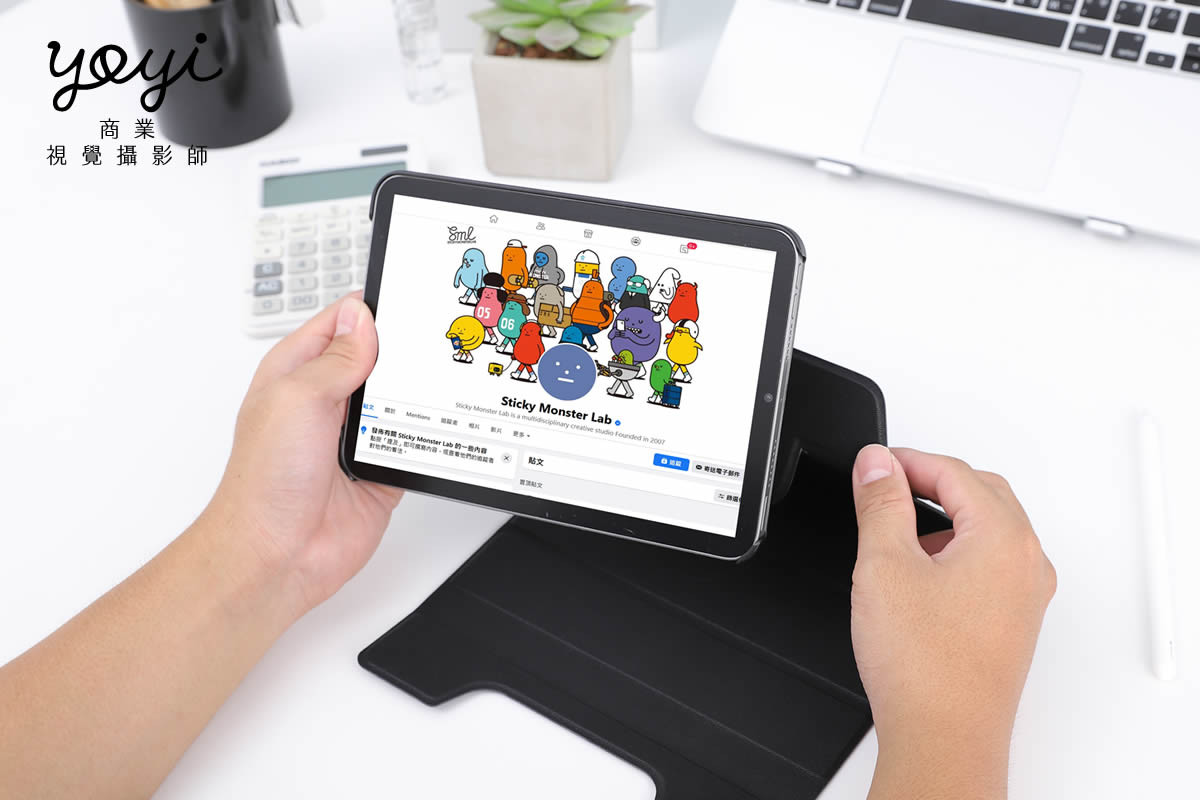 3C配件攝影｜iPad筆記型電腦保護套與數位工作者桌搭攝影 3
