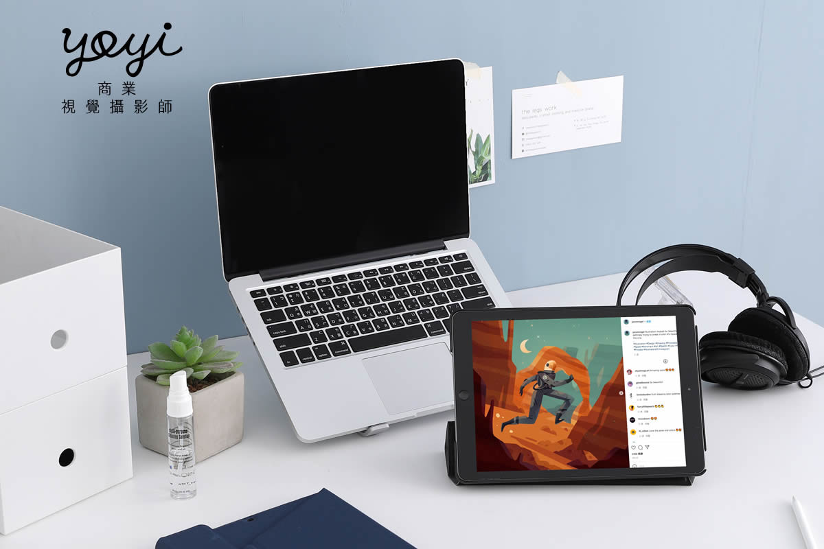 3C配件攝影｜iPad筆記型電腦保護套與數位工作者桌搭攝影 27