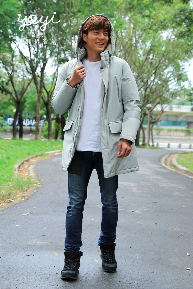 機能服飾攝影｜戶外休閒風格羽絨衣與冬季穿搭情境攝影｜合隆羽藏 3