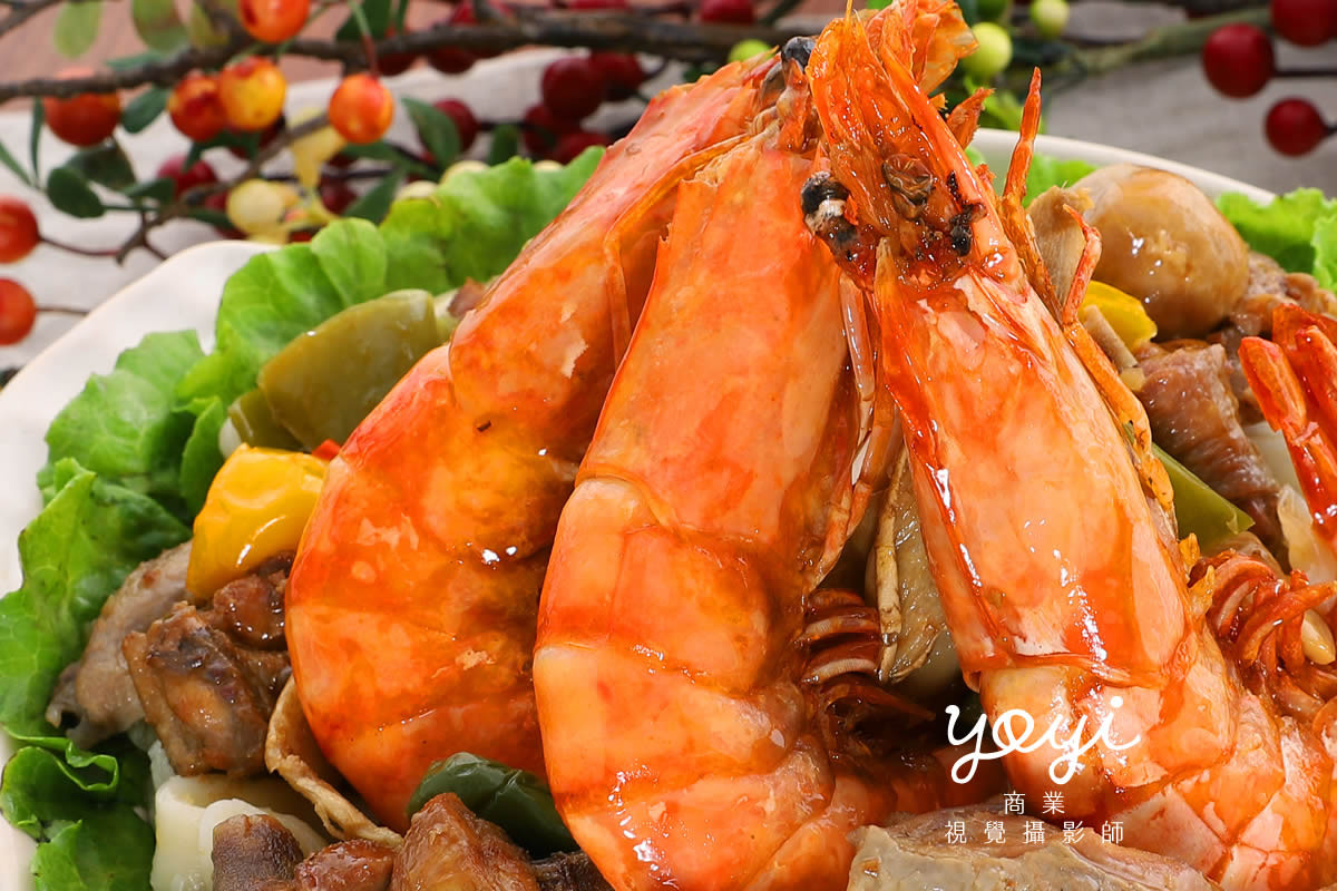 美食商品攝影｜開運年菜拼盤與豐盛海鮮慶功宴情境攝影 11