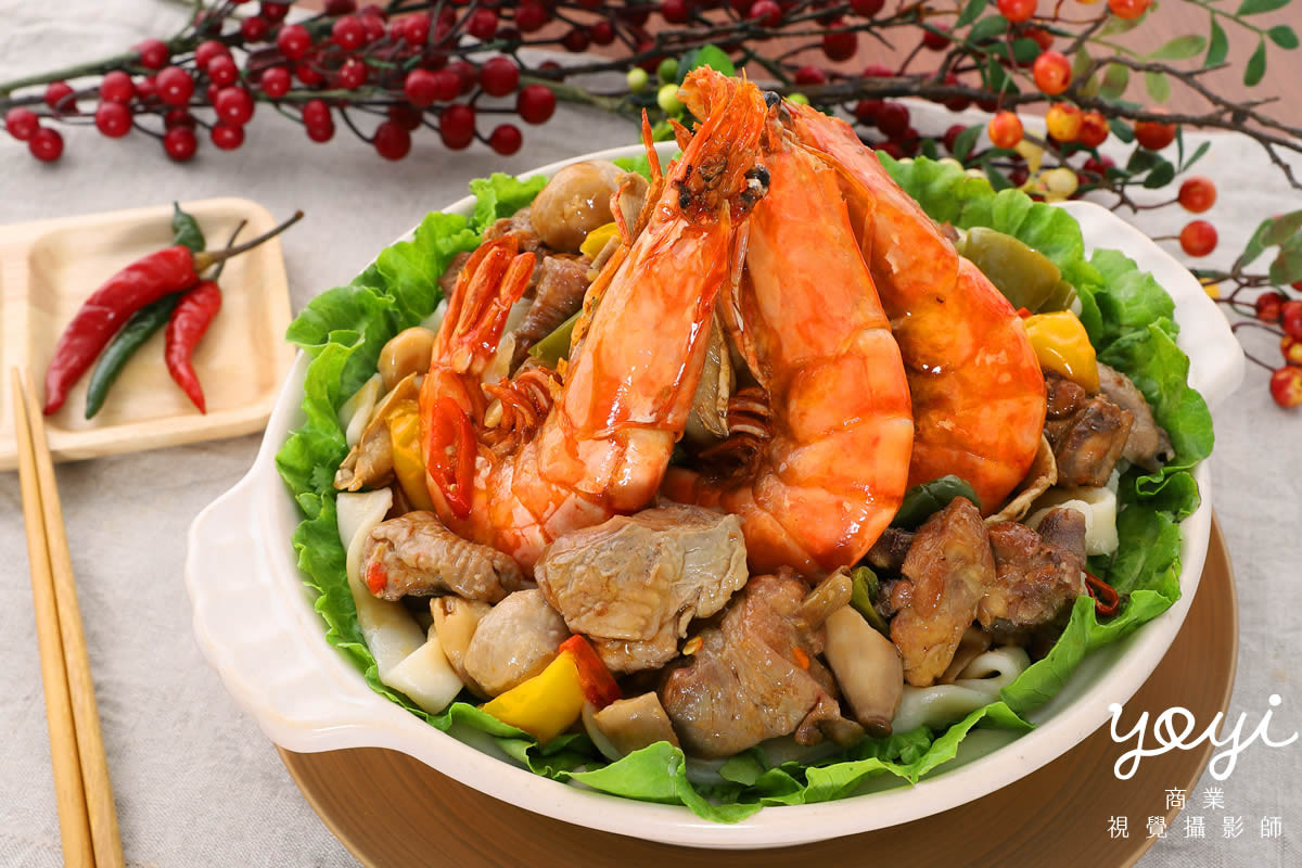 美食商品攝影｜開運年菜拼盤與豐盛海鮮慶功宴情境攝影 13
