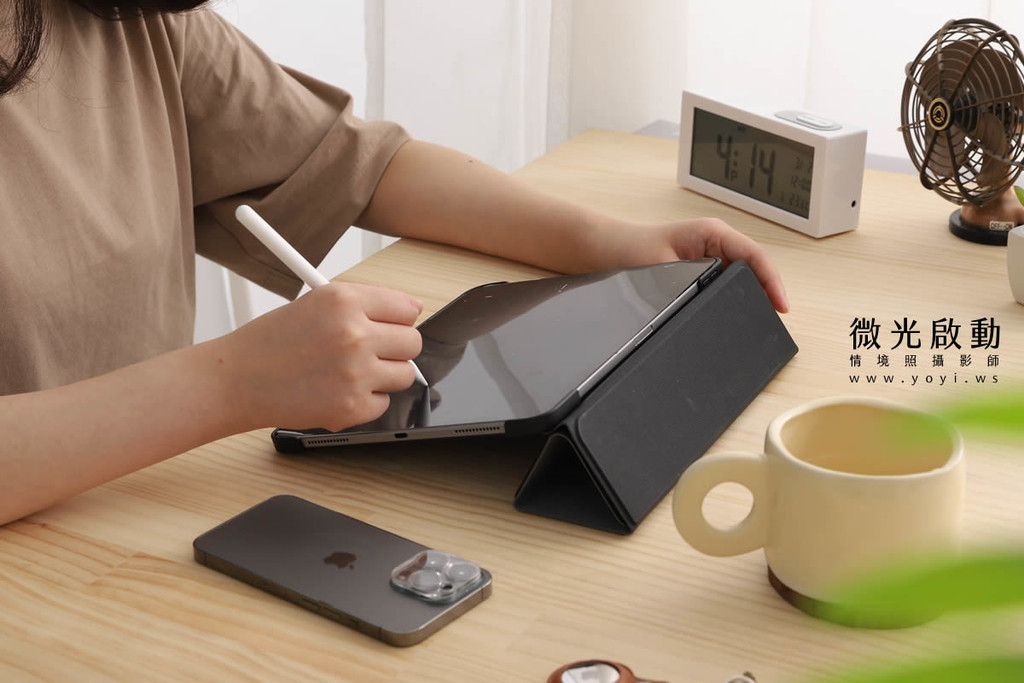 3C配件攝影｜iPad筆記型電腦保護套美感桌搭情境攝影｜京普威爾 15