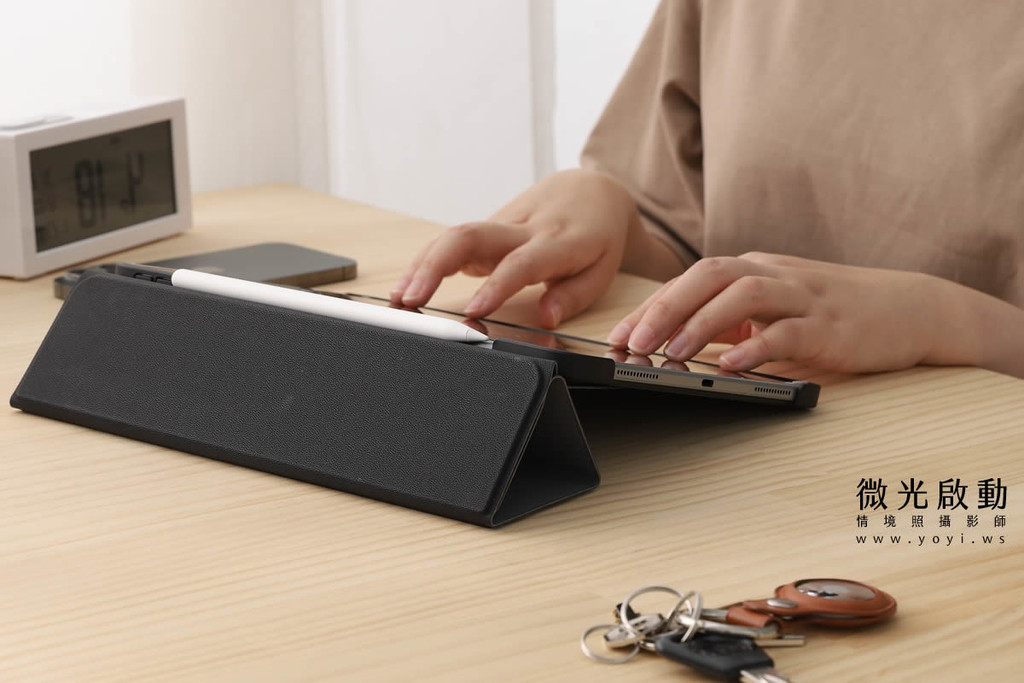 3C配件攝影｜iPad筆記型電腦保護套美感桌搭情境攝影｜京普威爾 17