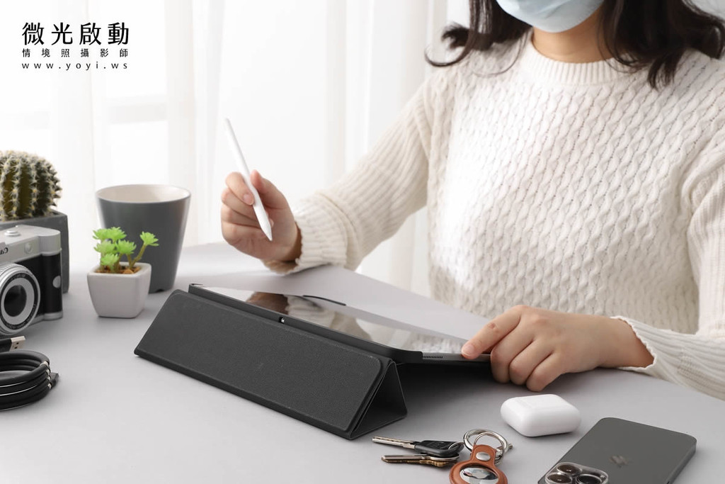 3C配件攝影｜iPad筆記型電腦保護套美感桌搭情境攝影｜京普威爾 29