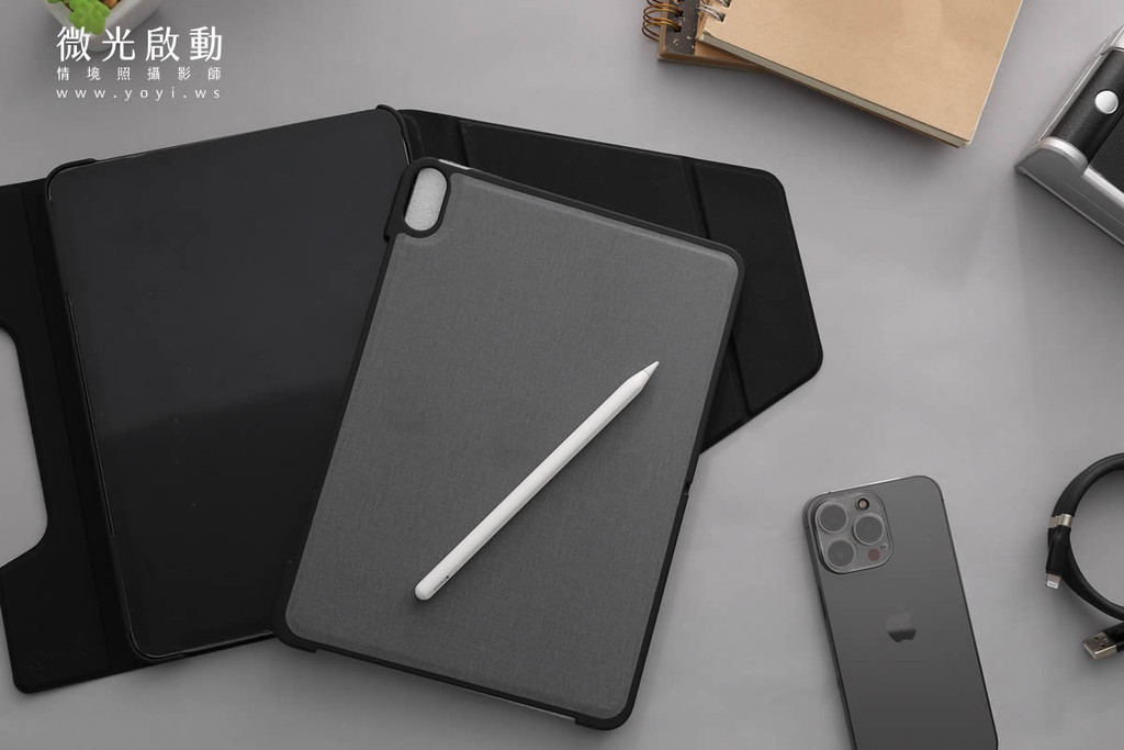 3C配件攝影｜iPad筆記型電腦保護套美感桌搭情境攝影｜京普威爾 37