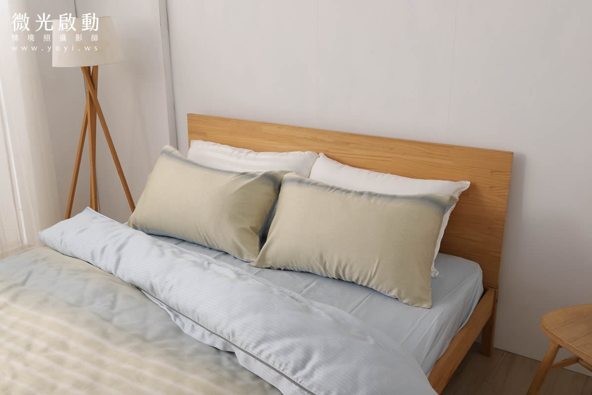 寢具商品攝影｜粉色系碎花圖騰雙人床包組居家風格攝影 25