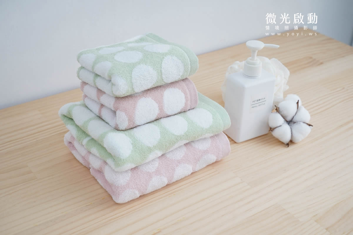 毛巾商品攝影｜純白極簡質感浴巾與生活美學情境攝影｜星紅 59