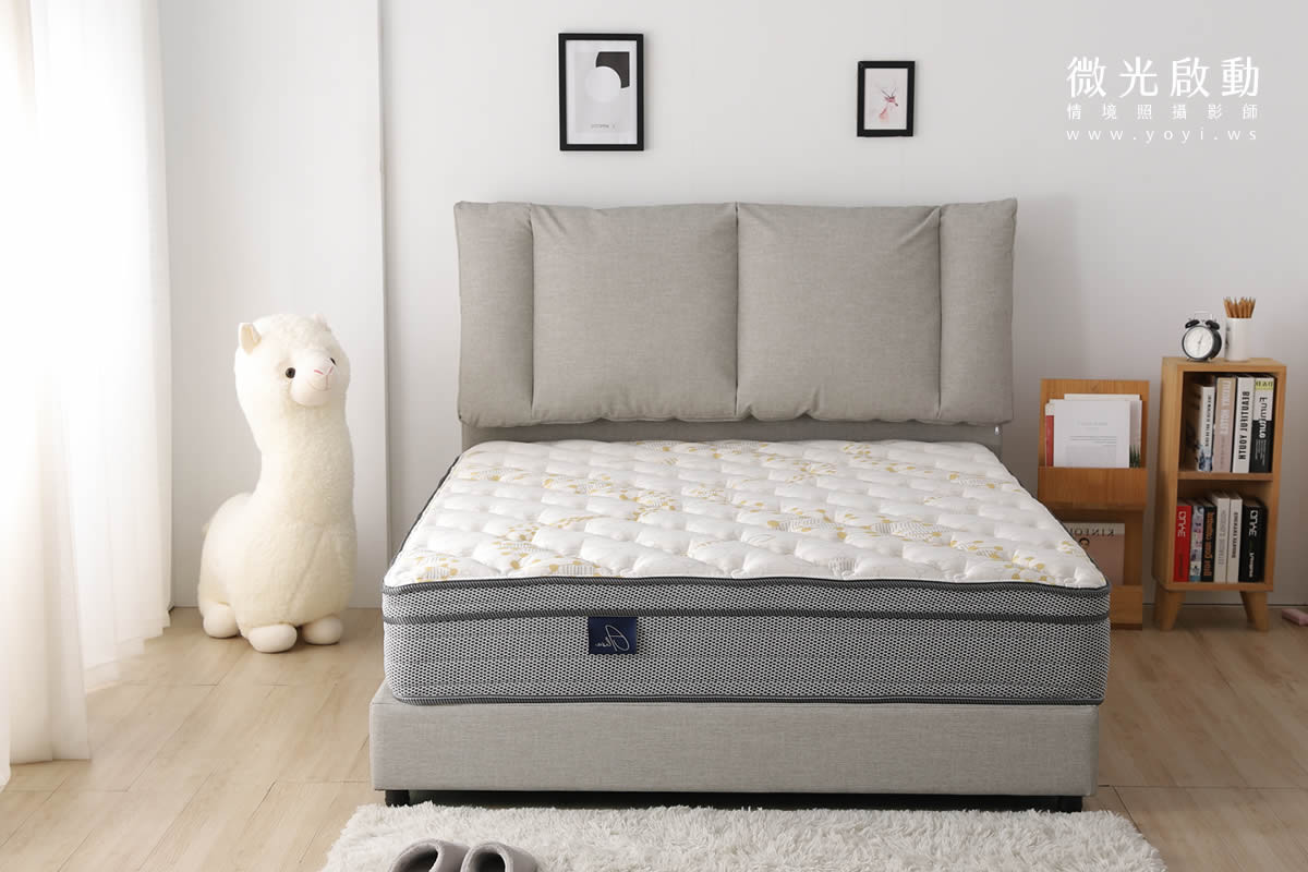 家具商品攝影｜多功能收納型床架與床墊機能展現情境攝影｜樂盟寶 3