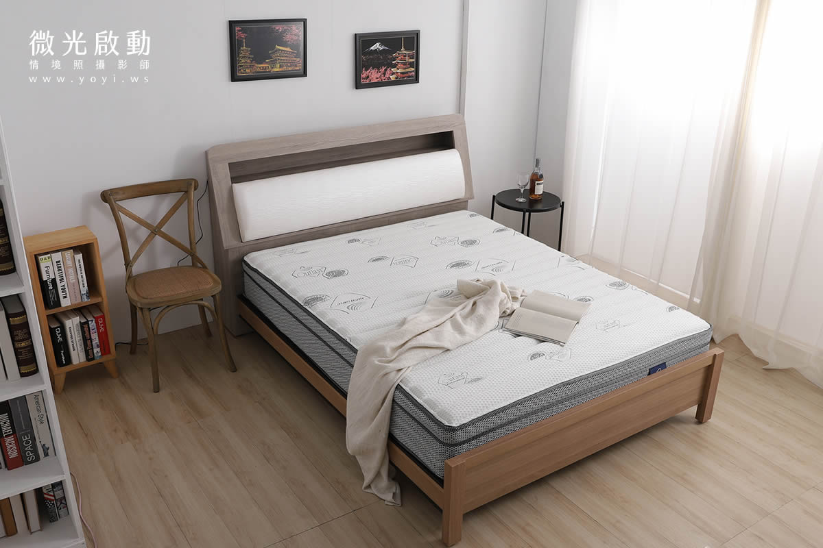 家具商品攝影｜多功能收納型床架與床墊機能展現情境攝影｜樂盟寶 7