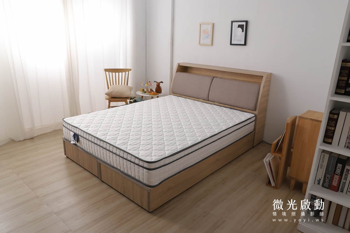 家具商品攝影｜多功能收納型床架與床墊機能展現情境攝影｜樂盟寶 67