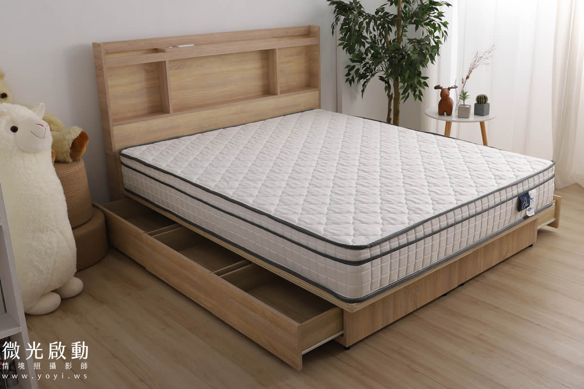 家具商品攝影｜多功能收納型床架與床墊機能展現情境攝影｜樂盟寶 75