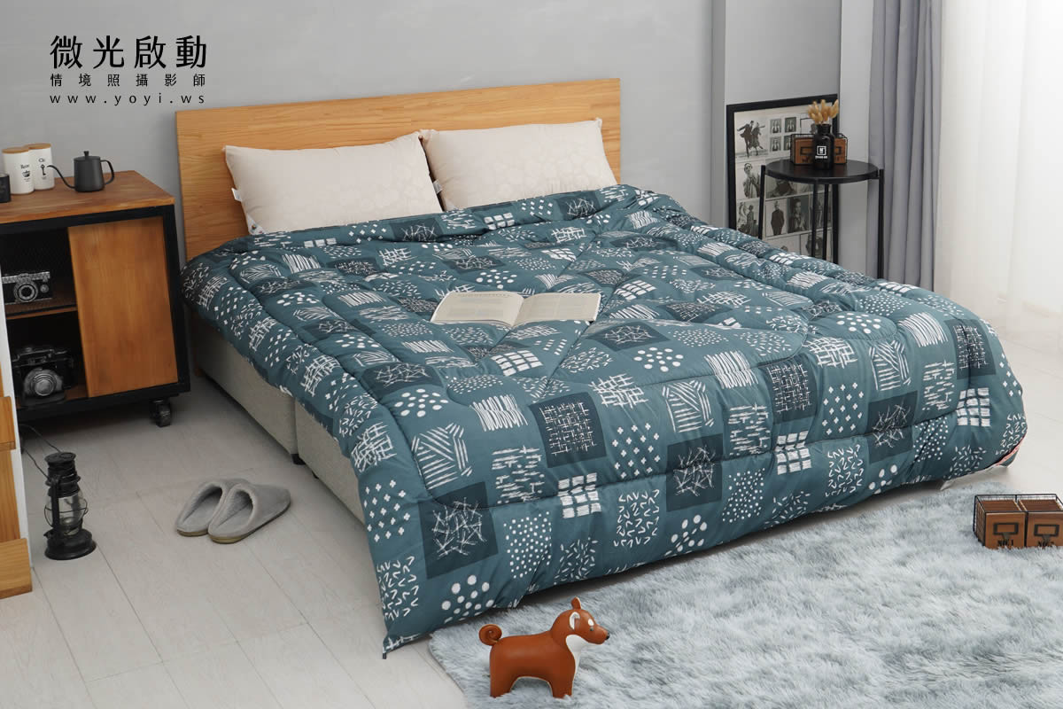 寢具商品攝影｜遠紅外線機能涼被與健康寢具情境攝影 3