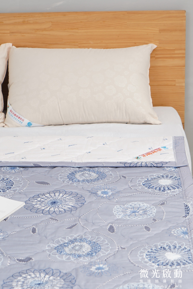 寢具商品攝影｜遠紅外線機能涼被與健康寢具情境攝影 5