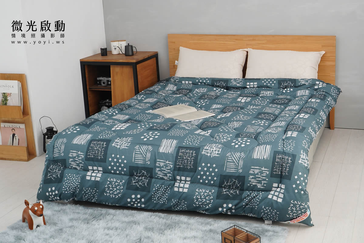 寢具商品攝影｜遠紅外線機能涼被與健康寢具情境攝影 7