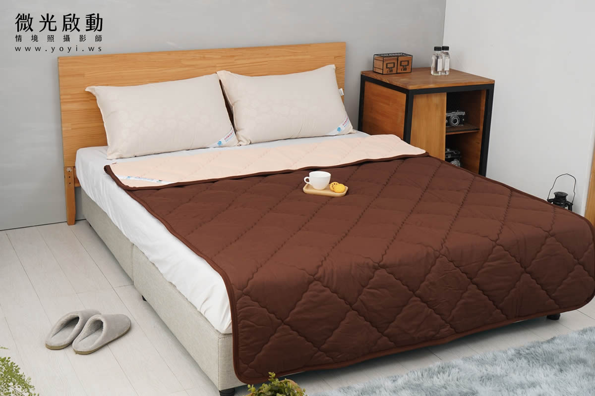 寢具商品攝影｜遠紅外線機能涼被與健康寢具情境攝影 13
