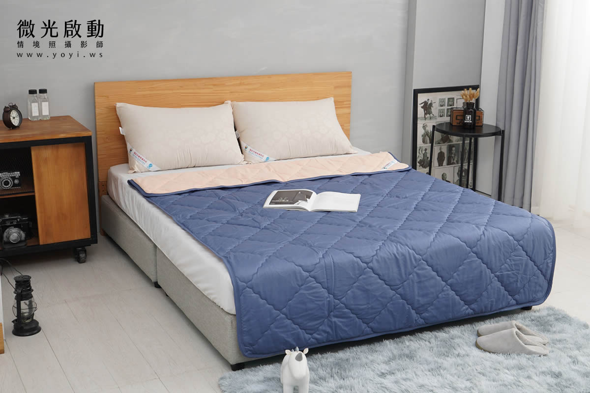 寢具商品攝影｜遠紅外線機能涼被與健康寢具情境攝影 21