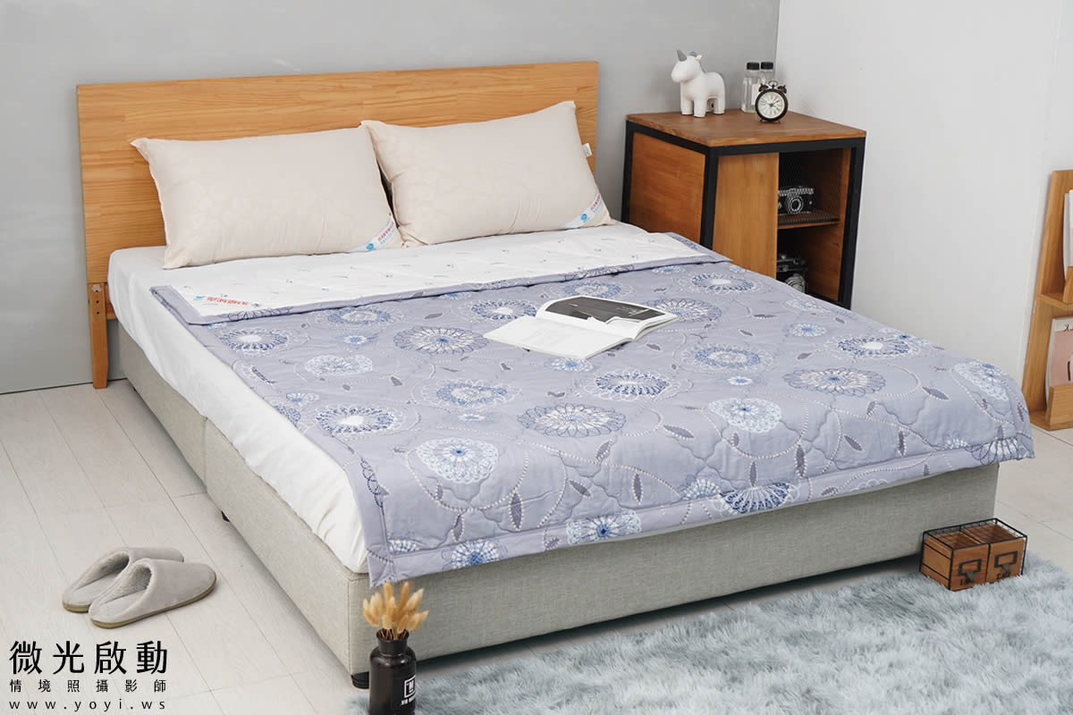 寢具商品攝影｜遠紅外線機能涼被與健康寢具情境攝影 33