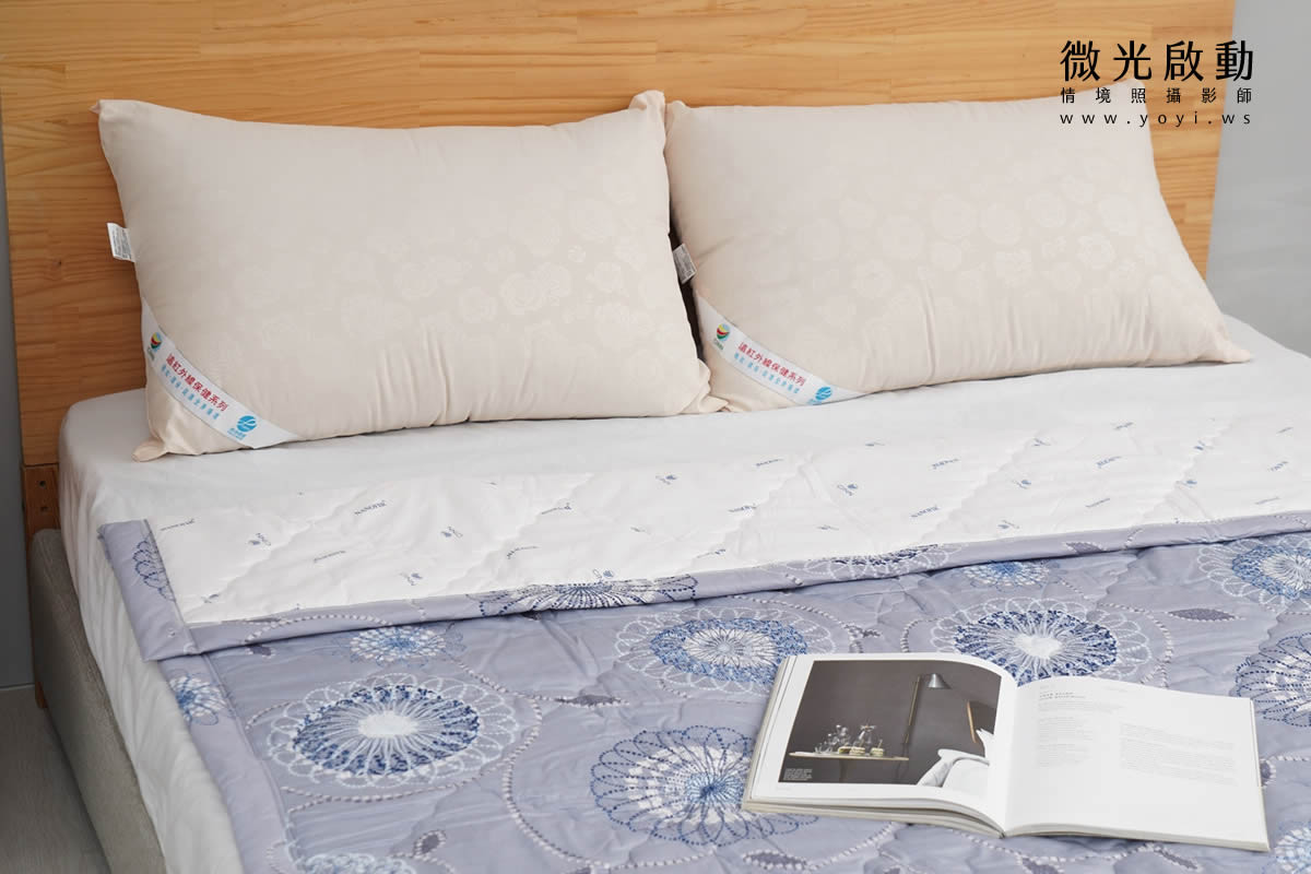 寢具商品攝影｜遠紅外線機能涼被與健康寢具情境攝影 35