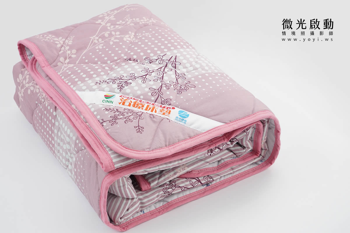 寢具商品攝影｜遠紅外線機能涼被與健康寢具情境攝影 49