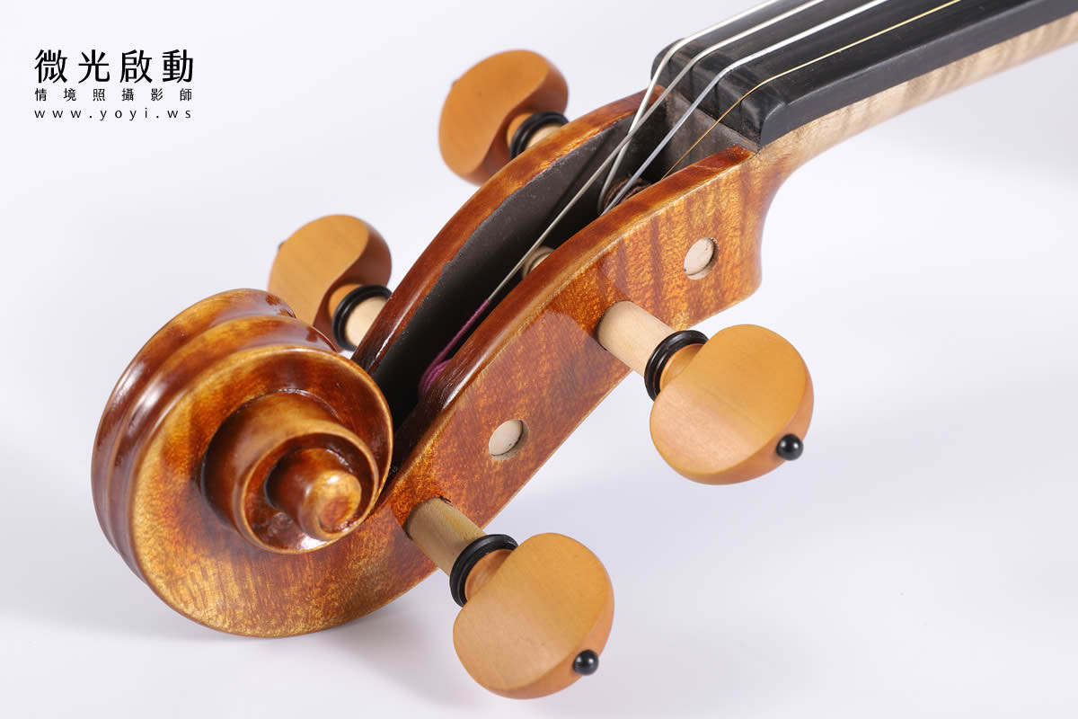 樂器商品攝影｜精典木質小提琴專業細節與工藝美學攝影 13