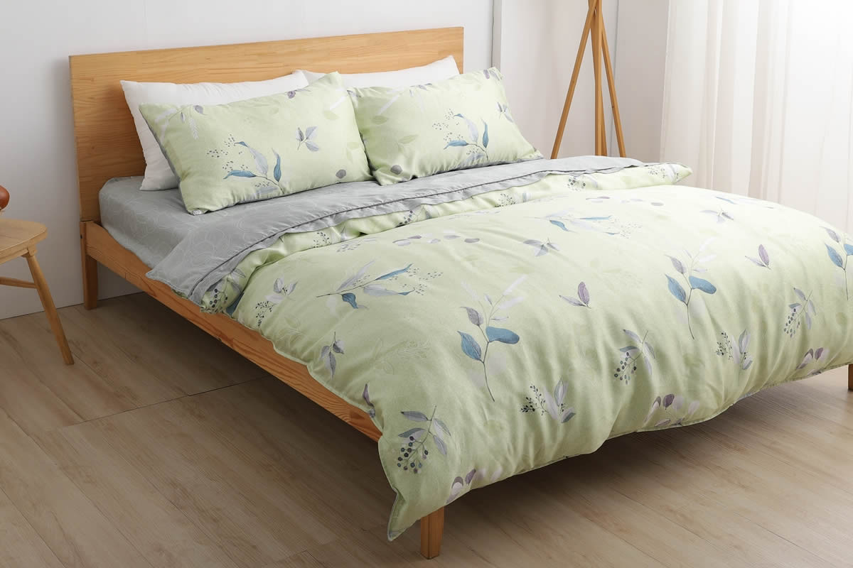 寢具商品攝影｜愛利斯大地色系碎花雙人床包情境攝影｜愛利斯 5