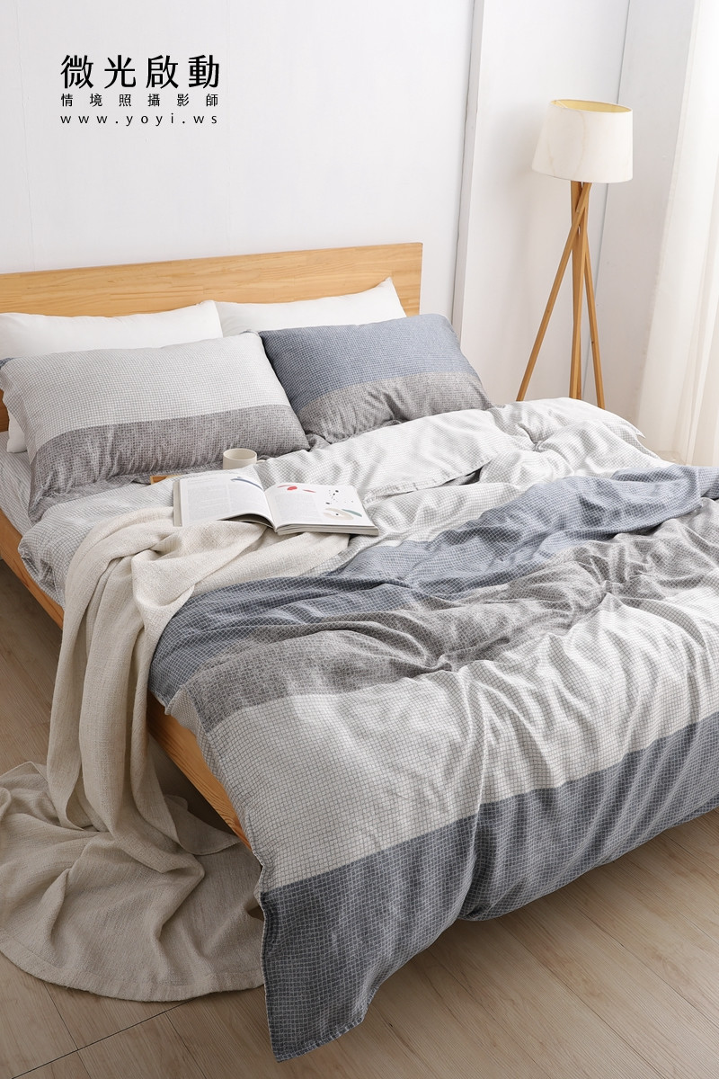 寢具商品攝影｜愛利斯大地色系碎花雙人床包情境攝影｜愛利斯 21