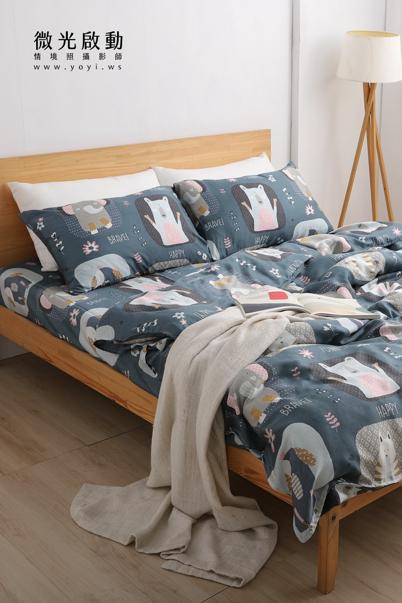 寢具商品攝影｜愛利斯大地色系碎花雙人床包情境攝影｜愛利斯 29
