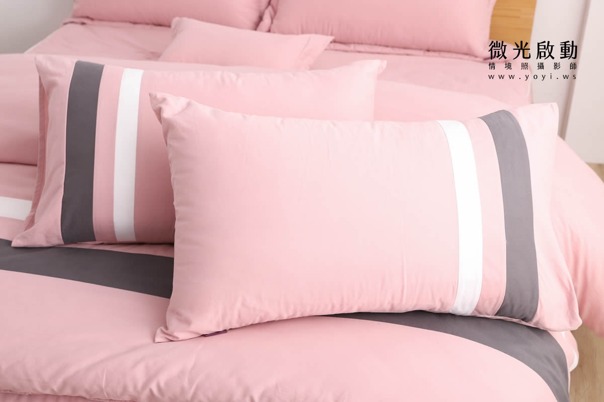寢具商品攝影｜蘿庭典雅條紋雙人床包組居家風格攝影｜蘿庭 17