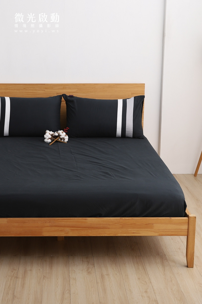 寢具商品攝影｜蘿庭典雅條紋雙人床包組居家風格攝影｜蘿庭 23