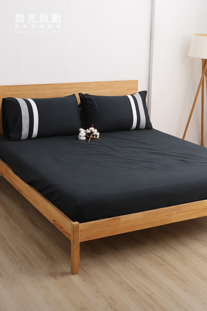 寢具商品攝影｜蘿庭典雅條紋雙人床包組居家風格攝影｜蘿庭 27