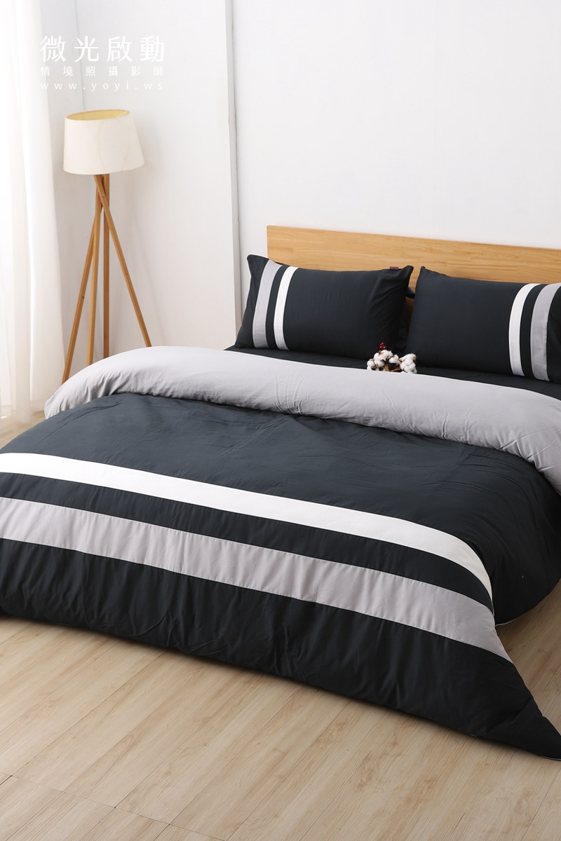 寢具商品攝影｜蘿庭典雅條紋雙人床包組居家風格攝影｜蘿庭 31