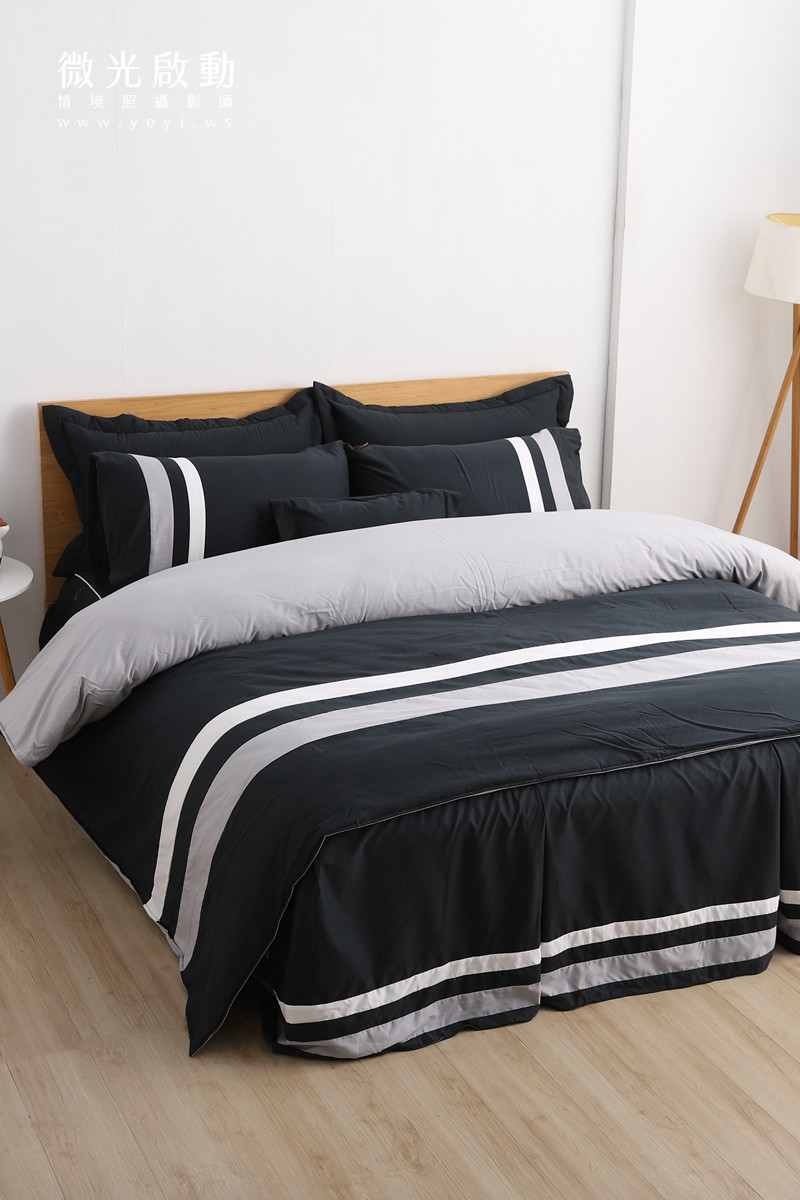 寢具商品攝影｜蘿庭典雅條紋雙人床包組居家風格攝影｜蘿庭 33