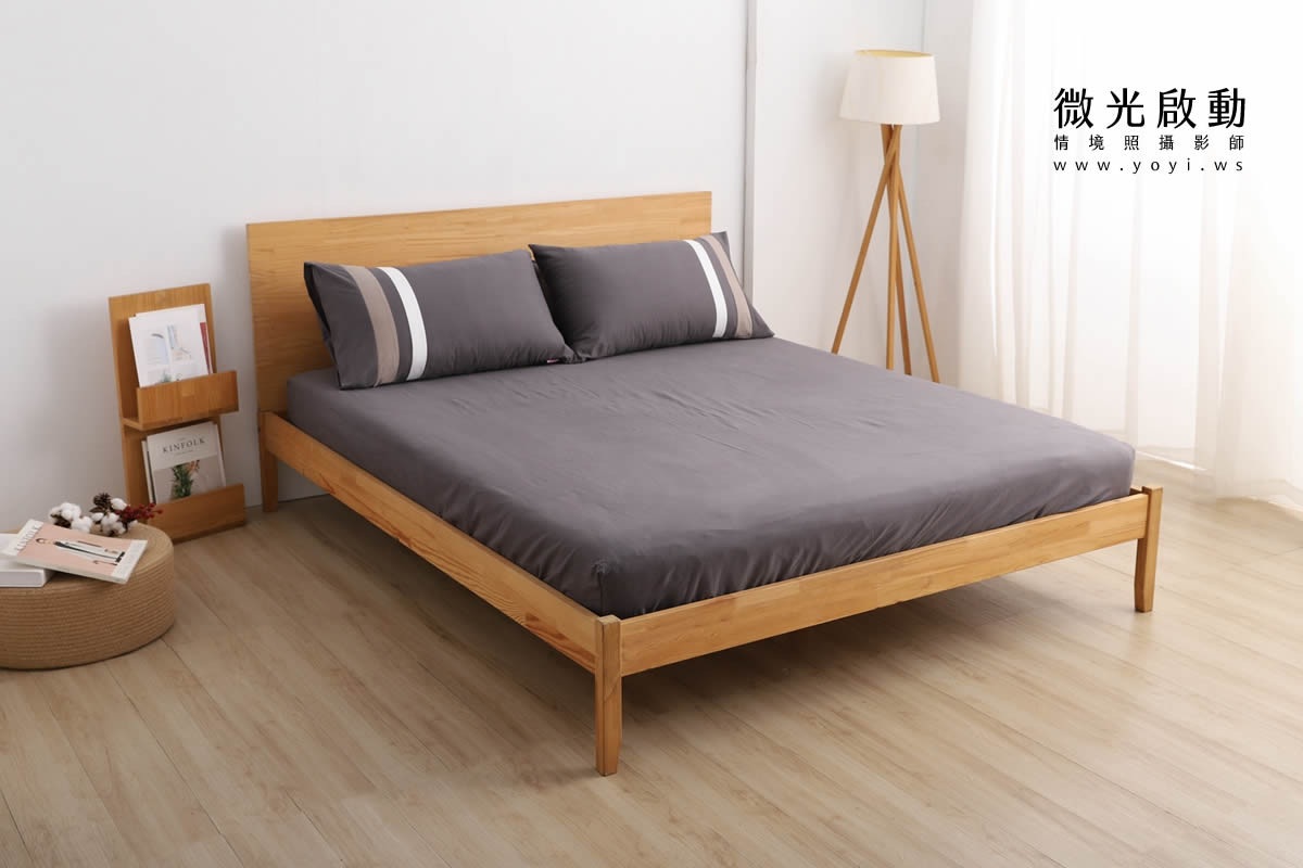 寢具商品攝影｜蘿庭典雅條紋雙人床包組居家風格攝影｜蘿庭 55