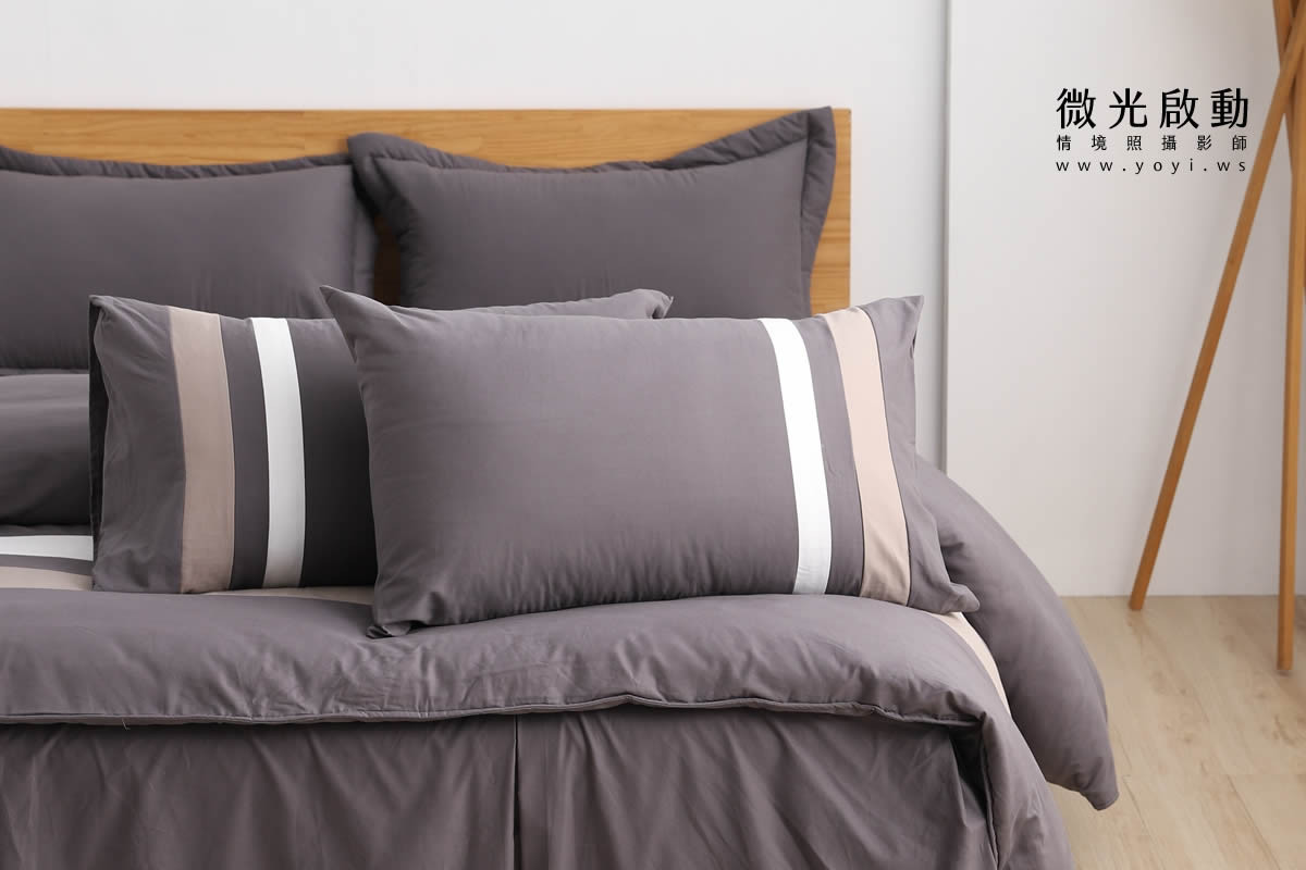 寢具商品攝影｜蘿庭典雅條紋雙人床包組居家風格攝影｜蘿庭 73