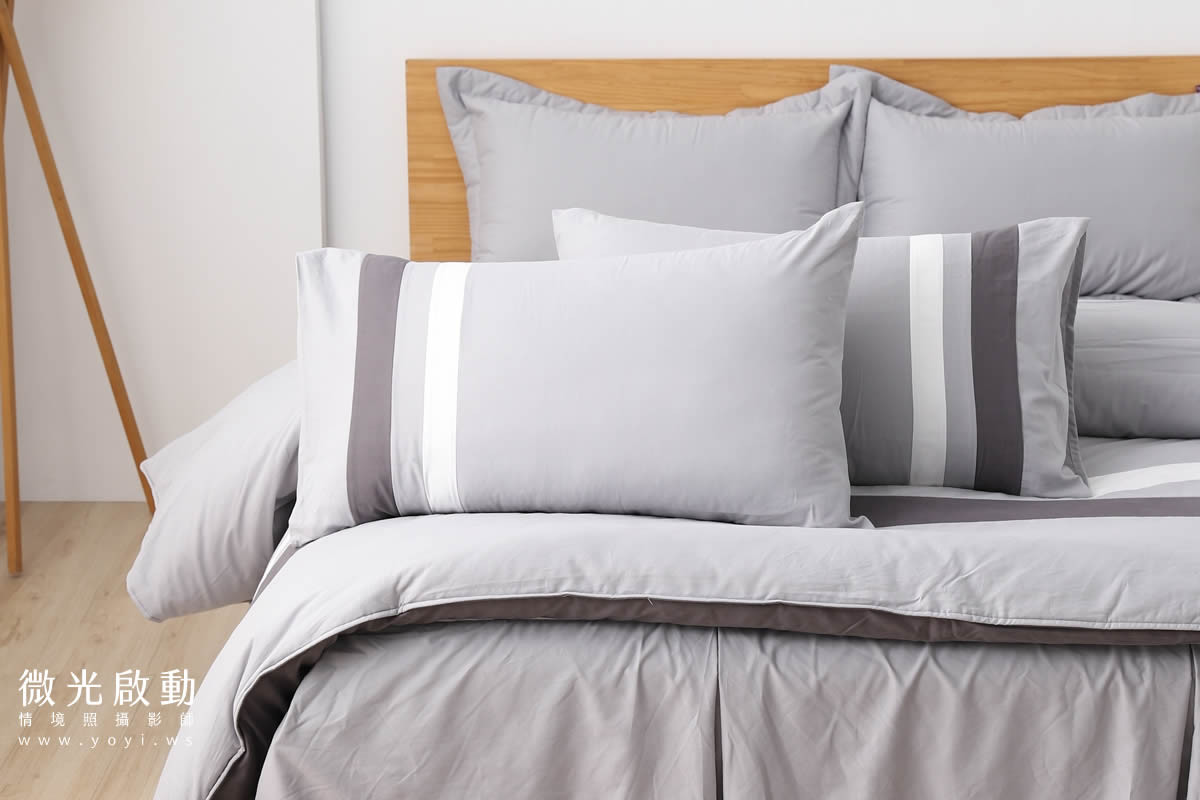 寢具商品攝影｜蘿庭典雅條紋雙人床包組居家風格攝影｜蘿庭 97