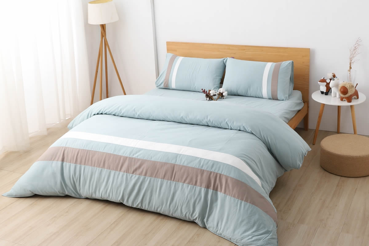 寢具商品攝影｜蘿庭典雅條紋雙人床包組居家風格攝影｜蘿庭 105