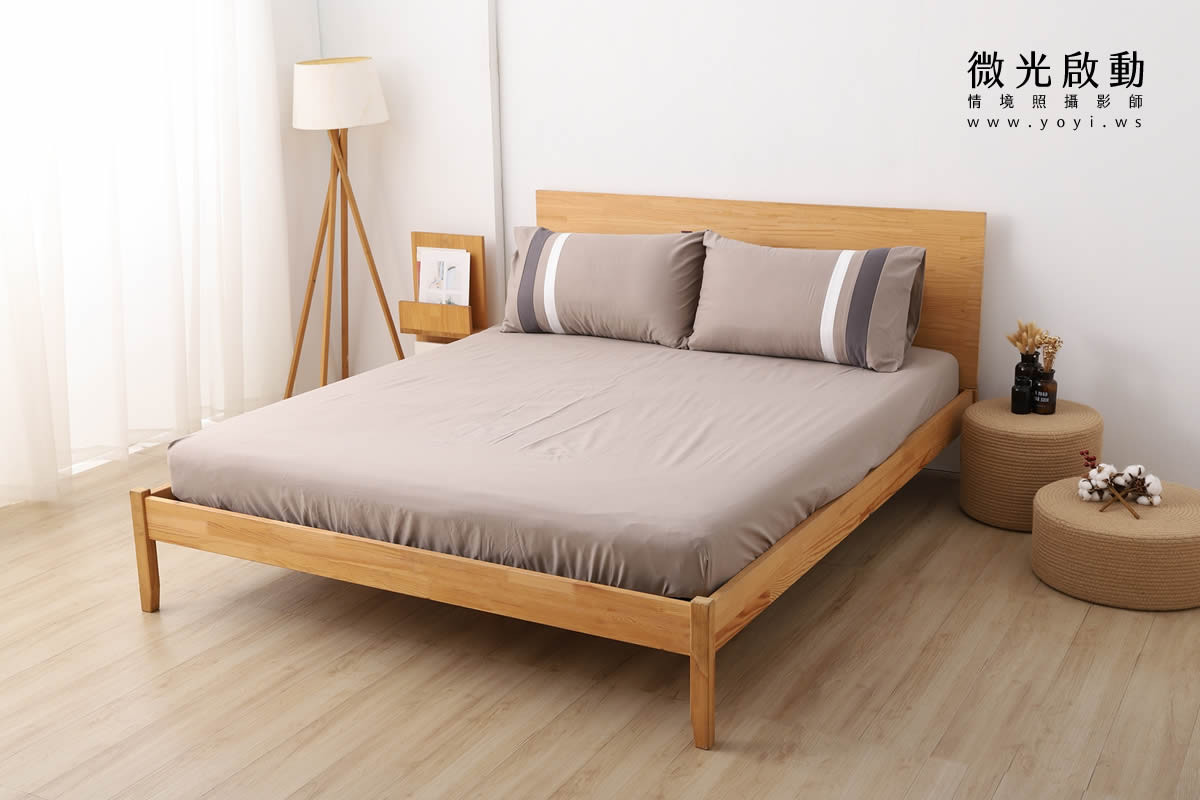 寢具商品攝影｜蘿庭典雅條紋雙人床包組居家風格攝影｜蘿庭 117