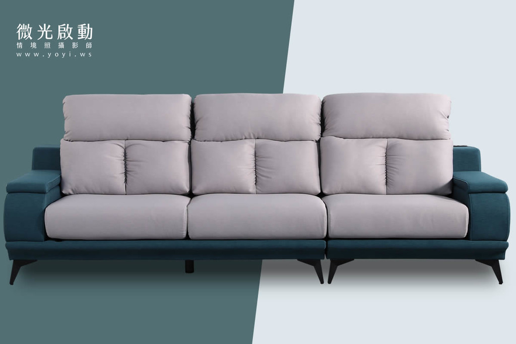 沙發商品攝影｜典雅深藍色質感沙發與歐系居家風格攝影 5