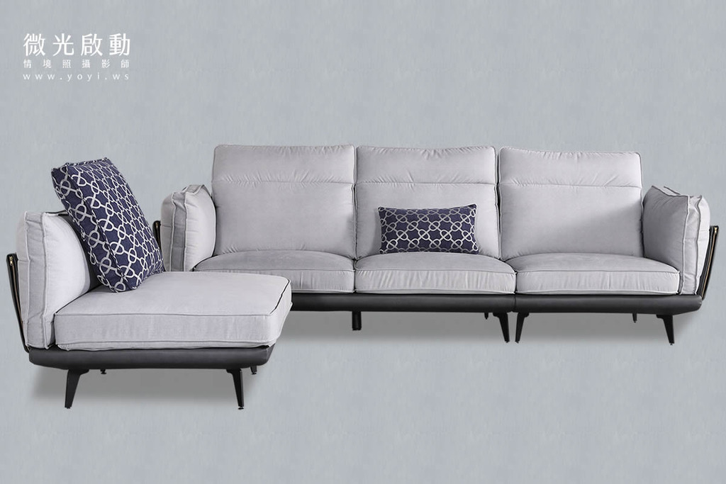 沙發商品攝影｜典雅深藍色質感沙發與歐系居家風格攝影 9
