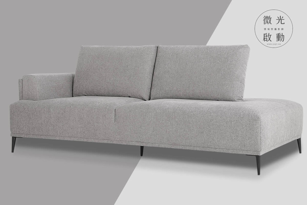 家具商品攝影｜現代簡約風灰色布沙發客廳居家情境攝影 47
