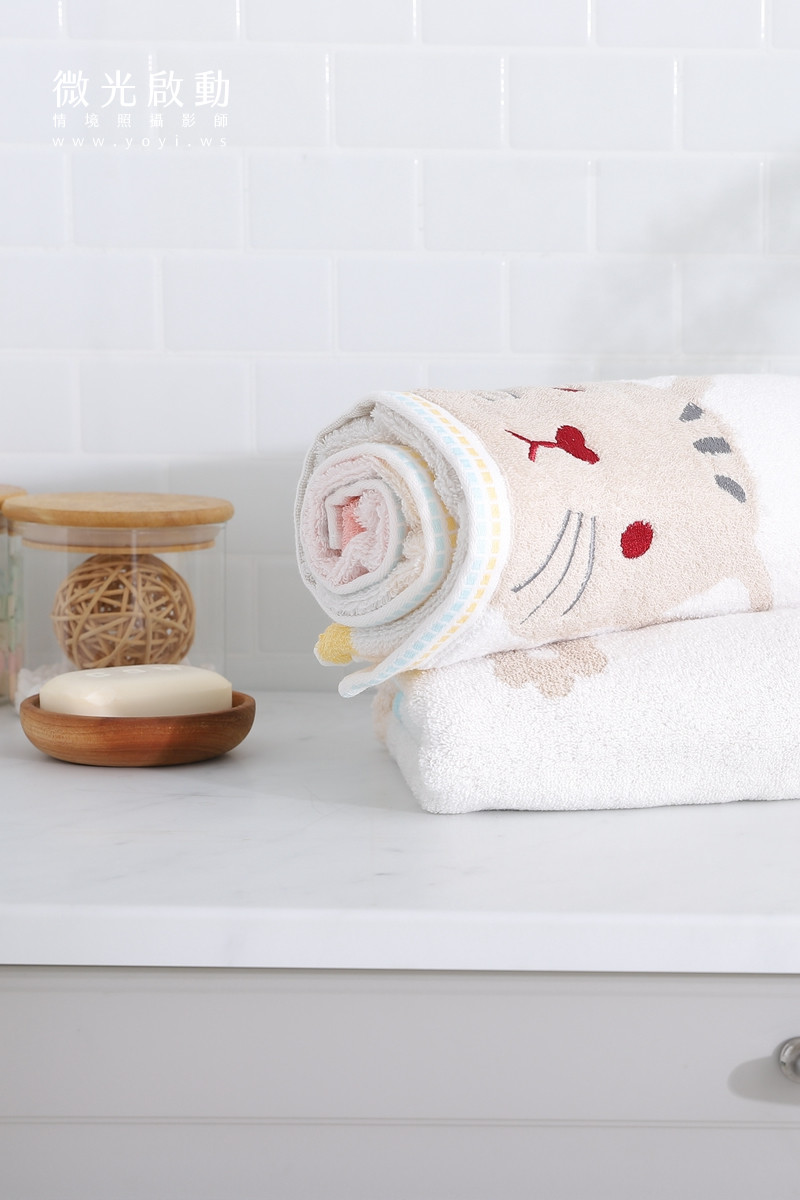 毛巾浴巾攝影｜多色系質感毛巾居家生活美學情境攝影 25