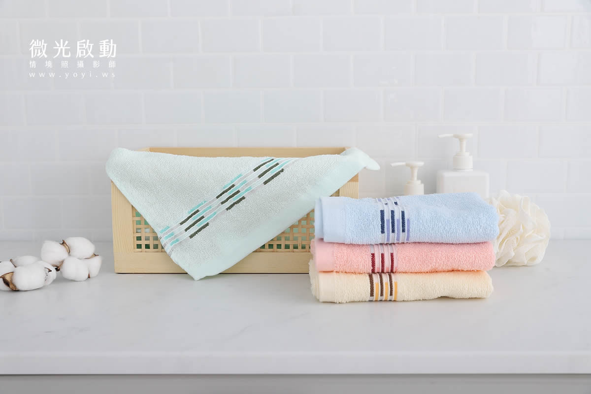 毛巾浴巾攝影｜多色系質感毛巾居家生活美學情境攝影 33