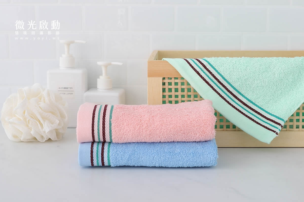毛巾浴巾攝影｜多色系質感毛巾居家生活美學情境攝影 45