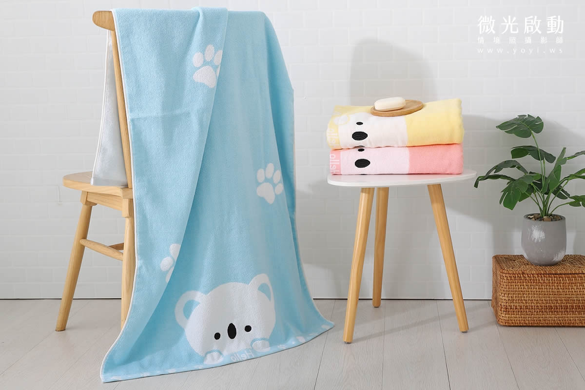 毛巾浴巾攝影｜多色系質感毛巾居家生活美學情境攝影 73