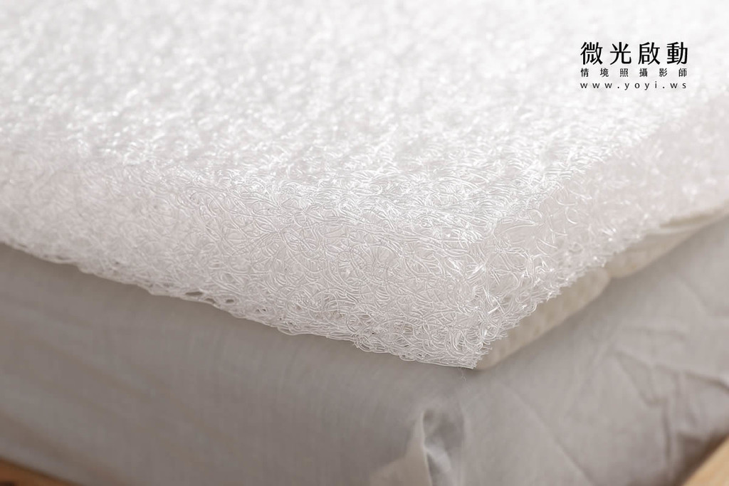 床墊商品攝影｜機能性純白床墊居家生活感明亮情境攝影 35